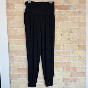 Orb Black High-Waisted Lounge Pants/Joggers